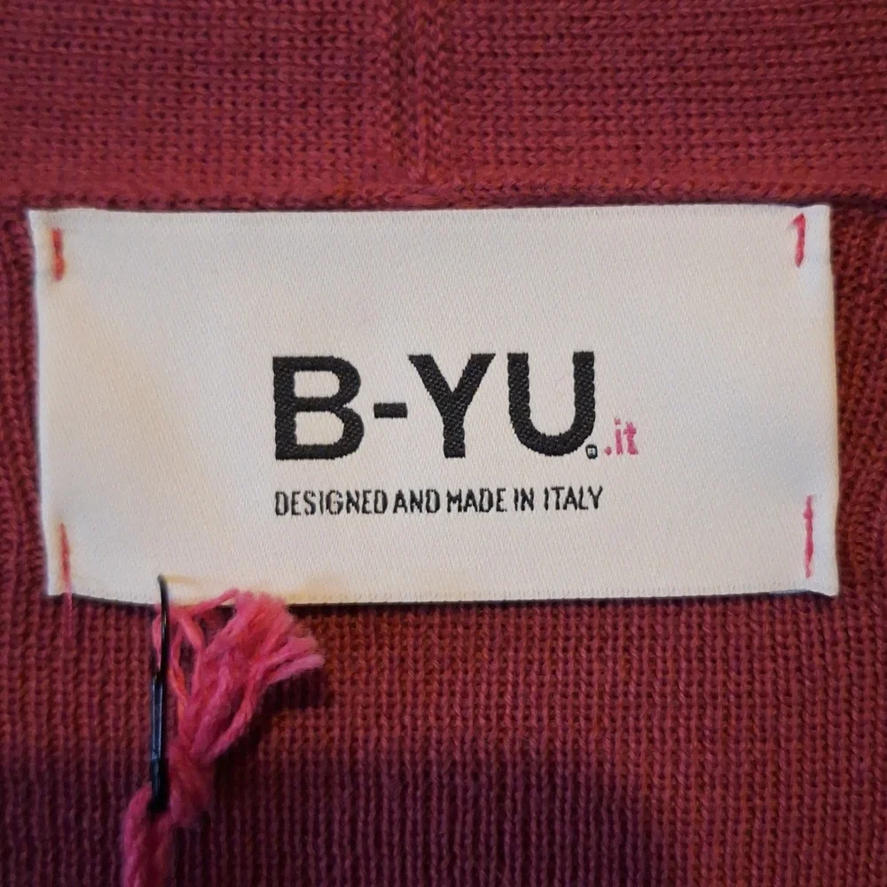 NWT B-yu Italy Belted Sweater - Picture 3 of 4